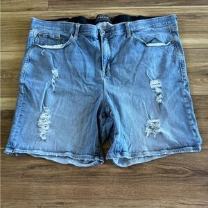 Torrid Jean Shorts Sky High Skinny size 26